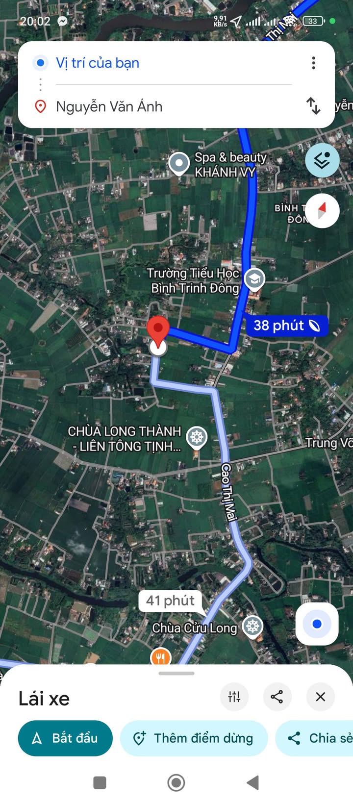 Đất thổ cư Tân Trụ Long An 117m² 710tr – Sổ đỏ chính chủ