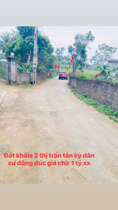 Đất nền Tân Kỳ 225m² - Sổ đỏ chính chủ, đường ô tô