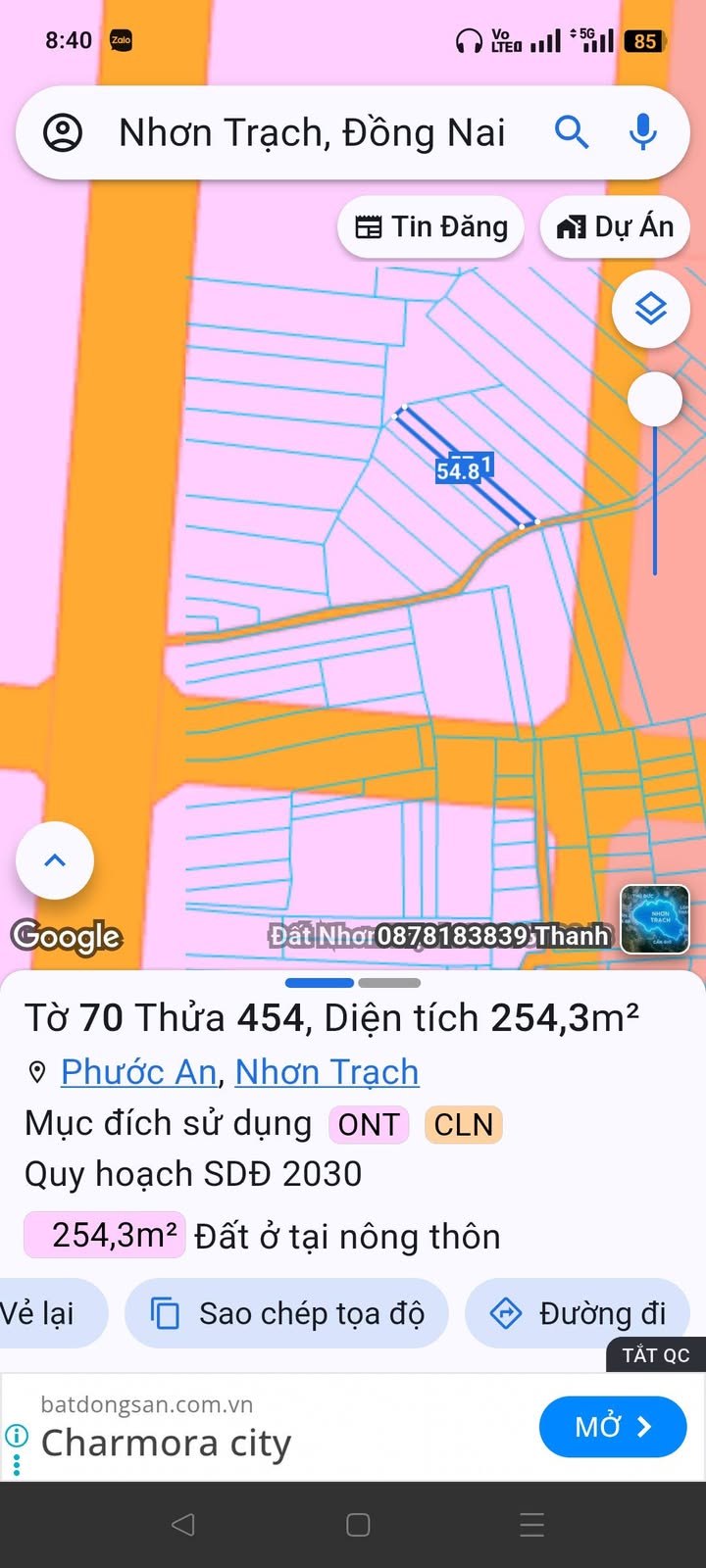 Đất nền Phước An, Nhơn Trạch 105m² - Đất thổ cư 100%, Sổ đỏ chính chủ!