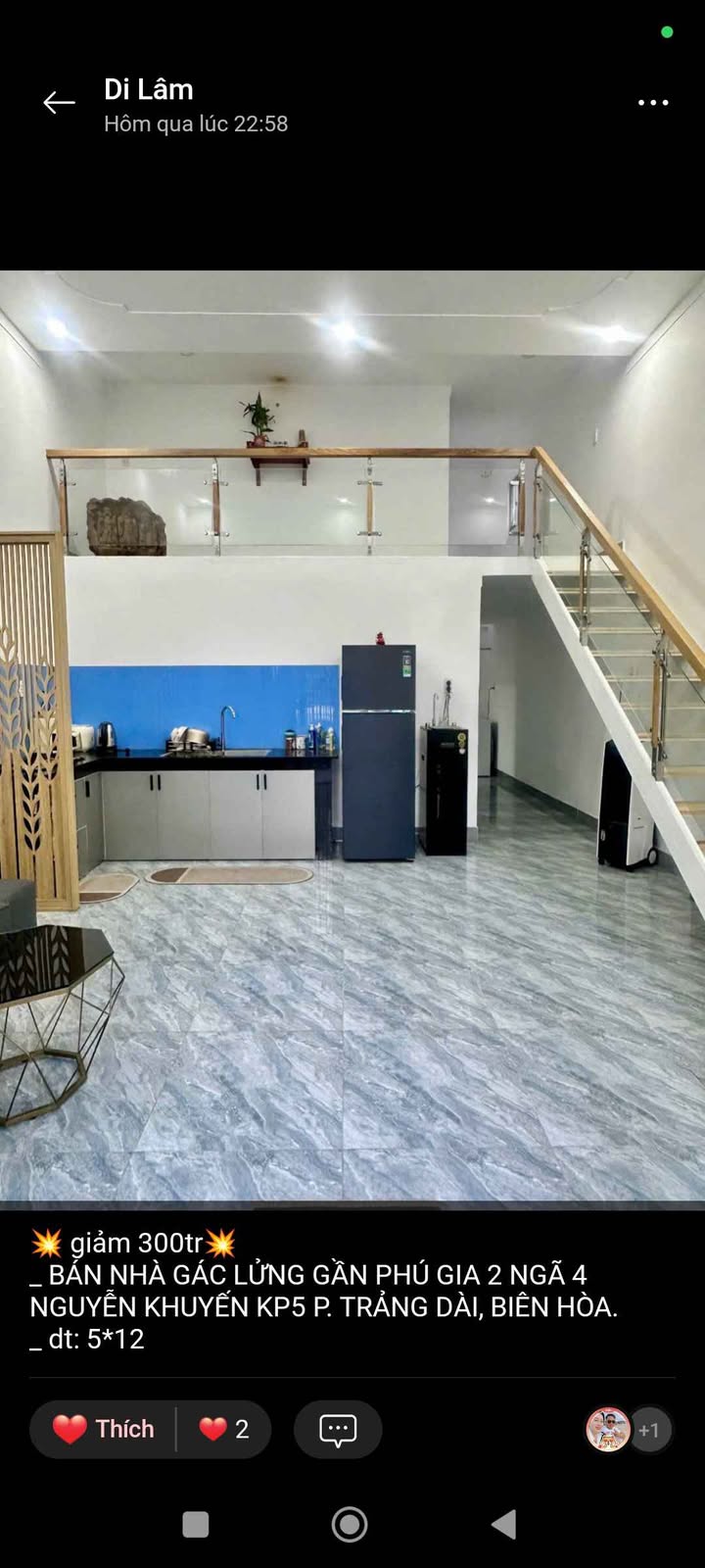 Nhà riêng Nguyễn Khuyến Trảng Dài 60m² 1.29 tỷ - Chính chủ