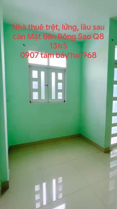 Thuê nhà Quận 8 Bông Sao 63m² giá 13.5 triệu - Sẵn sàng ở ngay