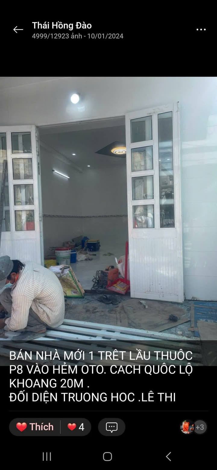 Nhà 1 Trệt 1 Lầu Phường 8 Bạc Liêu - 50m² Giá 1.05 Tỷ