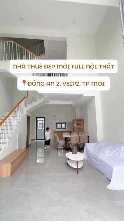 Nhà Nguyên Căn VSIP2 Bình Dương 3PN - Full Nội Thất Mới Đẹp!