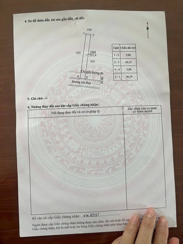 Đất Nền Mặt Tiền Gò Hưu, Đức Hòa - 230m² Sổ Hồng Sẵn Sàng Sang Tên