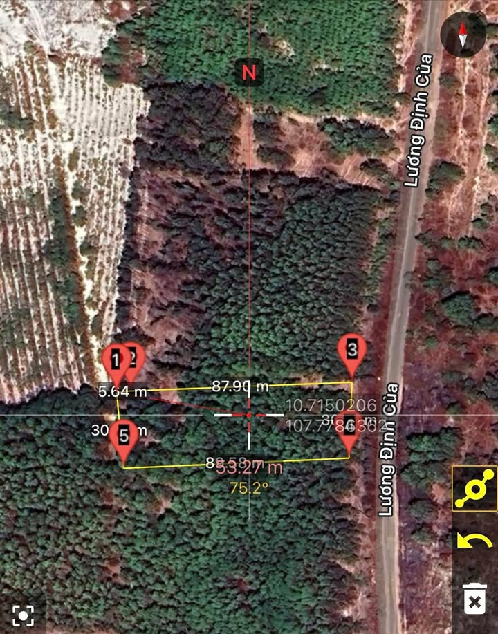 Đất nền mặt tiền Lương Định Của, La Gi 2700m² - Tiềm năng tăng giá vượt trội!