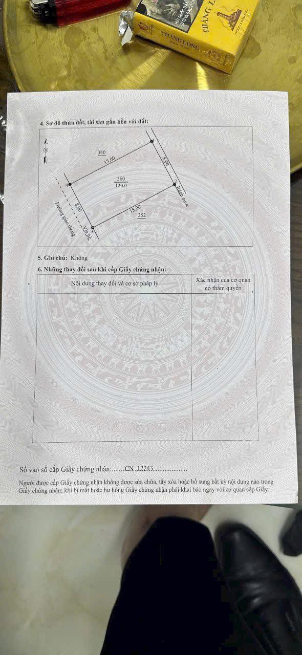 Đất nền Việt Trì 120m² - Sổ hồng thổ cư, gần BV Việt Đức