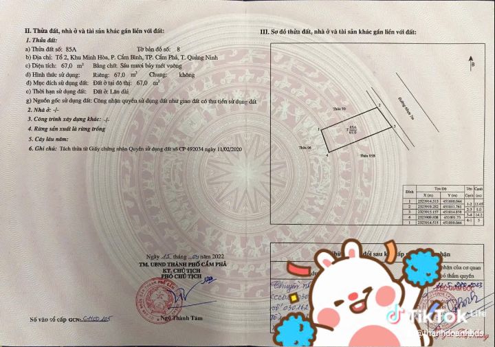 Đất nền Cẩm Phả 67m² chỉ 2.3 tỷ - Giá tốt hiếm có, sổ đỏ sẵn!