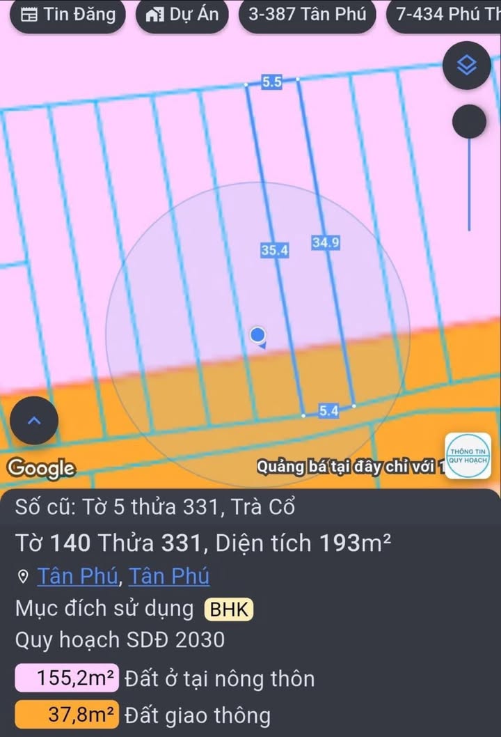 Nhà 192m² Hướng Đông Nam, Tân Phú, Đồng Nai - Sổ Hồng Sẵn Sàng