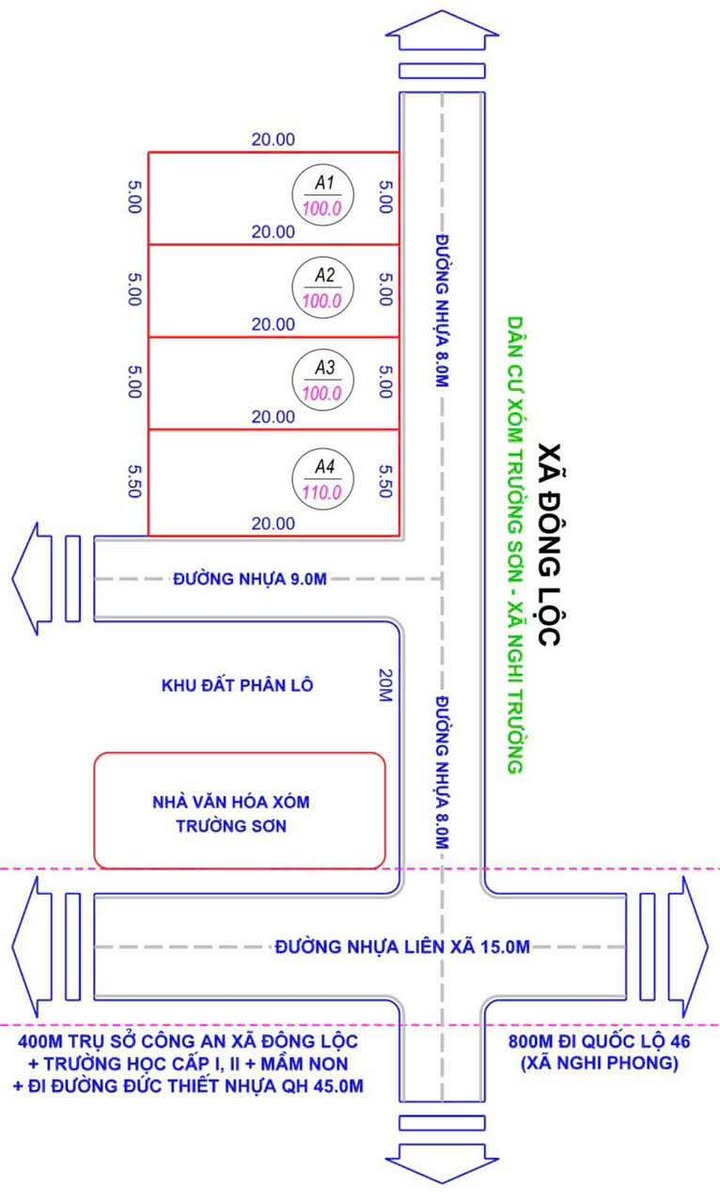 Đất đấu giá Nghi Trường 100m² giá 2 tỷ - Sổ đỏ chính chủ!
