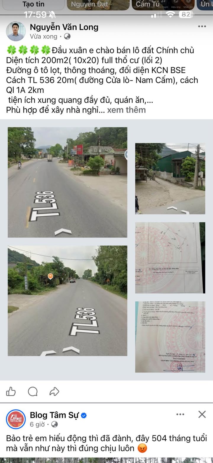 Đất Nền Nghi Lộc Nghệ An 200m² - Sổ Đỏ Full Thổ Cư, Gần KCN BSE