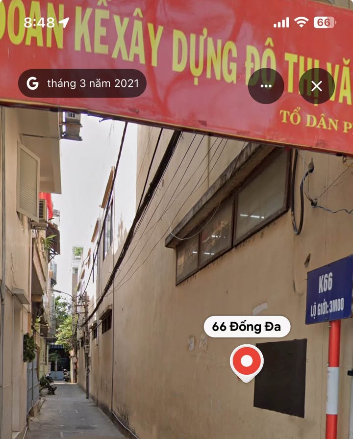 Nhà 3 Tầng 66 Đống Đa, Đà Nẵng - 53m² - 3 Tỷ, Doanh Thu 12.5 Triệu/Tháng