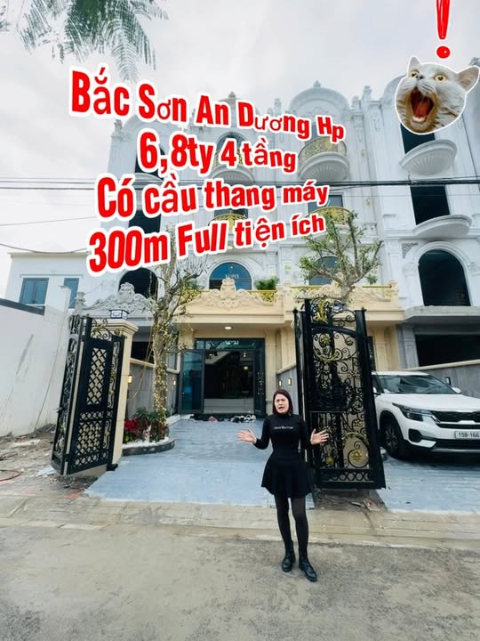 Nhà Phố 4 Tầng Kinh Doanh Mặt Đường Bắc Sơn, Hải Phòng - 99m² - 6.8 Tỷ