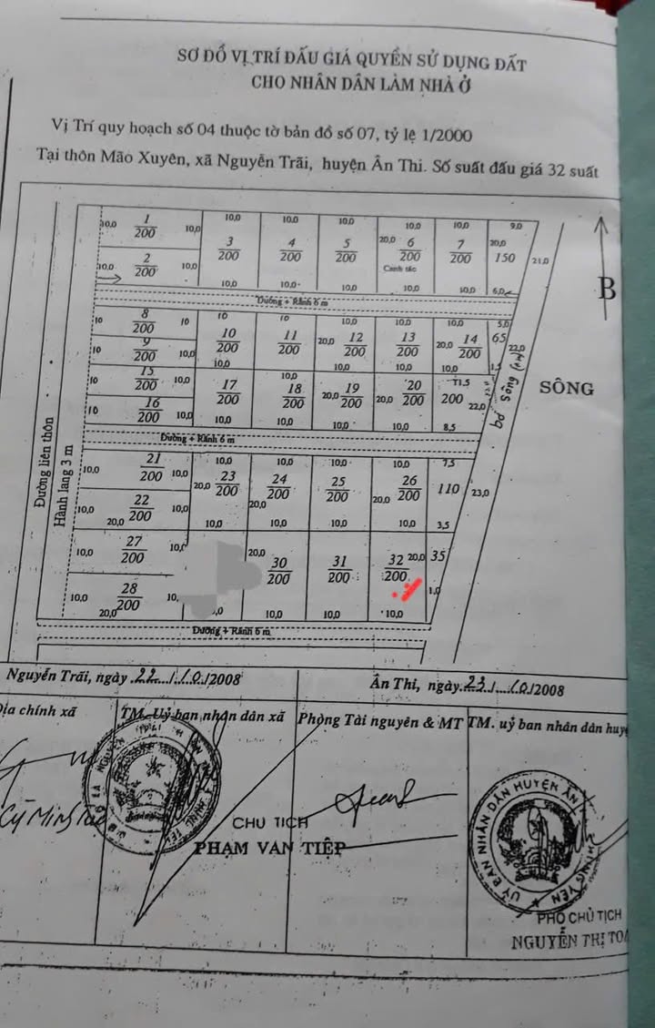 Đất nền Ân Thi 200m² - Sổ đỏ sẵn sàng, kinh doanh tốt