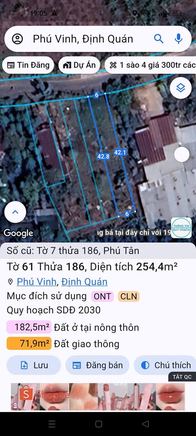 Đất nền Phú Tân Biên Hòa từ 215m² giá 700 triệu - Sổ đỏ chính chủ
