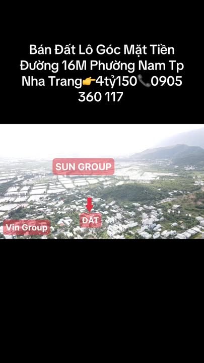 Đất TĐC Đất Lành Nha Trang 70m² 4.15 tỷ - Vị trí đắc địa kinh doanh!