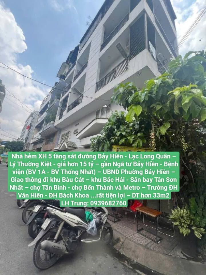 Nhà hẻm Tân Bình hơn 33m² giá hơn 15 tỷ - Sẵn sàng ở ngay, 5 tầng!