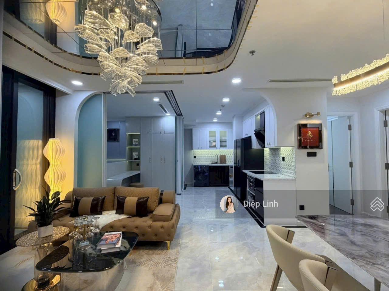 Căn hộ Vinhomes Central Park 2PN 90m² - View sông, full nội thất