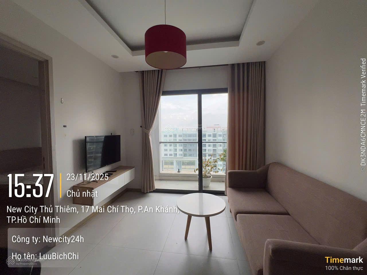 Cho thuê căn hộ New City Thủ Thiêm 61m² - Căn góc, full nội thất, giá tốt