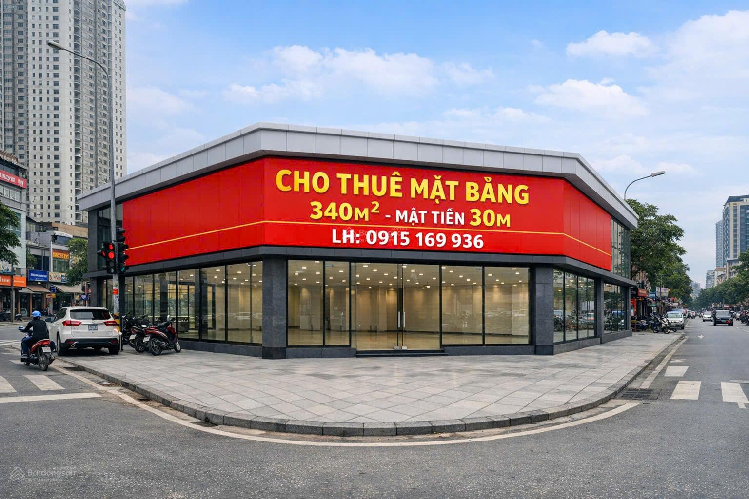 Cho thuê mặt bằng kinh doanh 680m² lô góc Văn Phú, Hà Đông - Vị trí đắc địa
