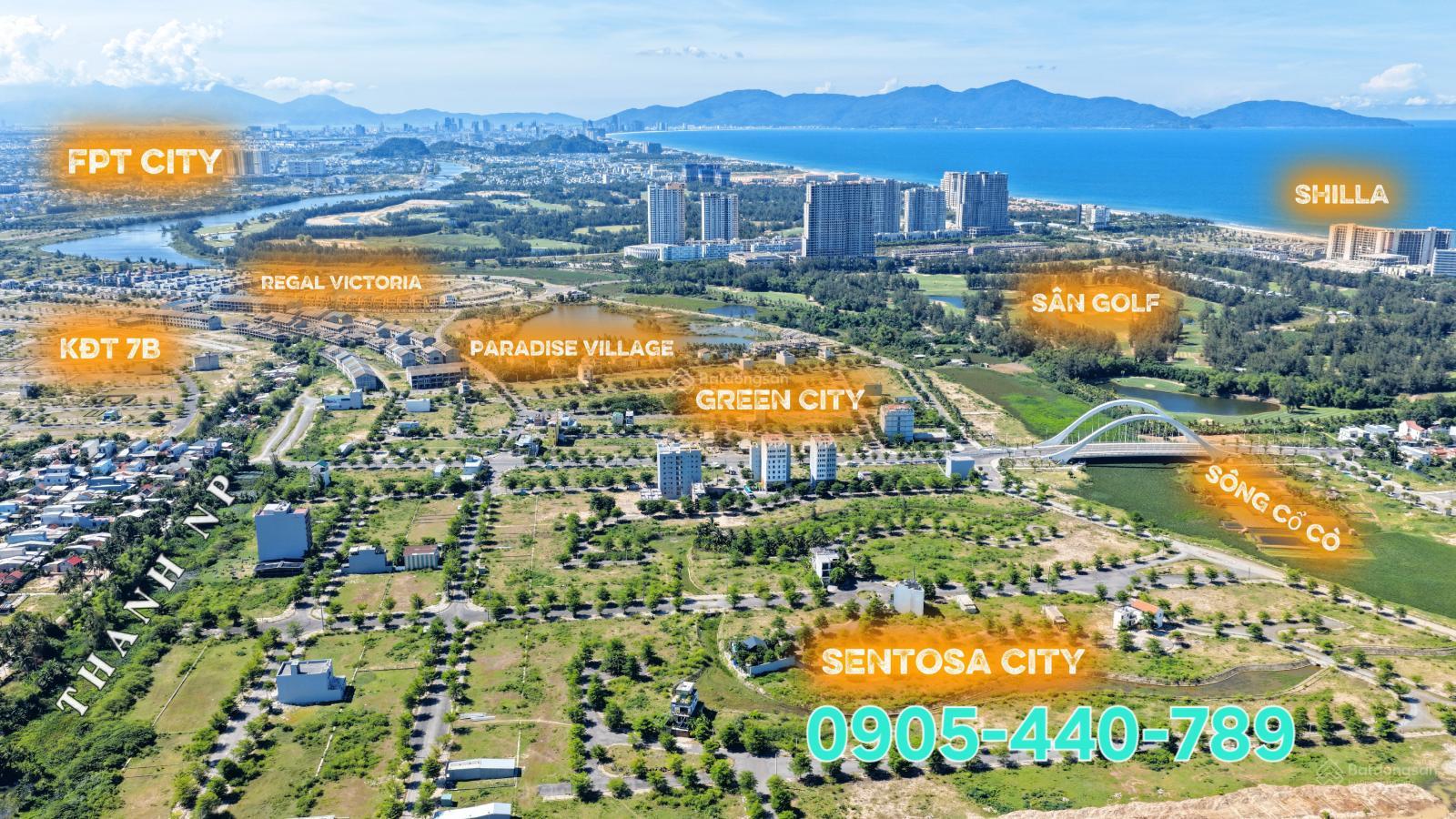 Đất Nền Sentosa Riverside 210m² - Sổ Đỏ Sẵn, Gần Sông Cổ Cò