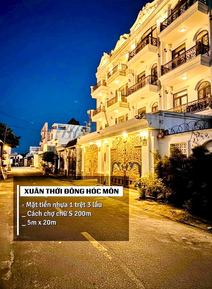 Nhà Mặt Tiền Trần Văn Mười Hóc Môn 100m² - Kinh doanh đỉnh cao!