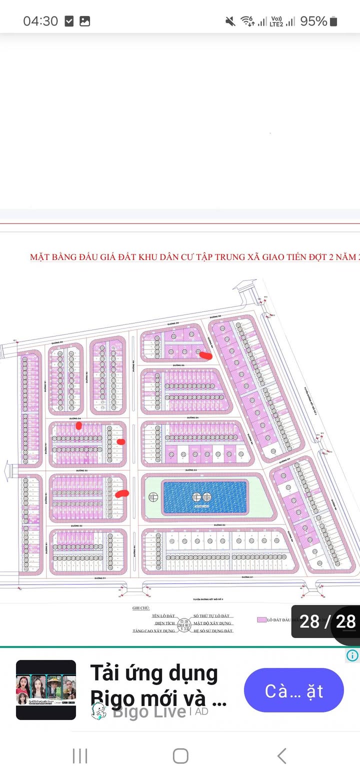 Đất nền DCTT Giao Tiến Nam Định 95m² từ 1.75 tỷ - Sổ đỏ chính chủ