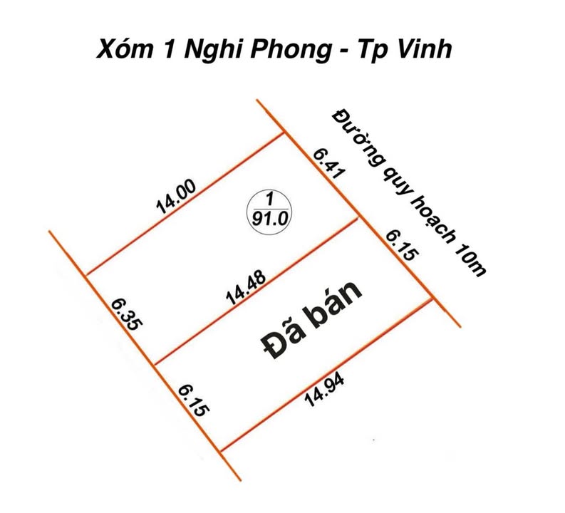Đất Đấu Giá Nghi Phong 90m² - Gần Đại học Vinh CS2, Giá 2.7 Tỷ