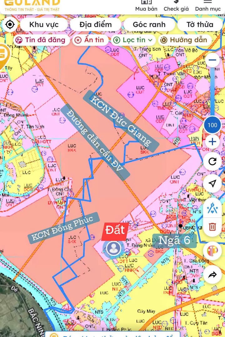 Đất nền Bắc Giang 200m² - Sổ đỏ chính chủ, sát KCN Đồng Phúc