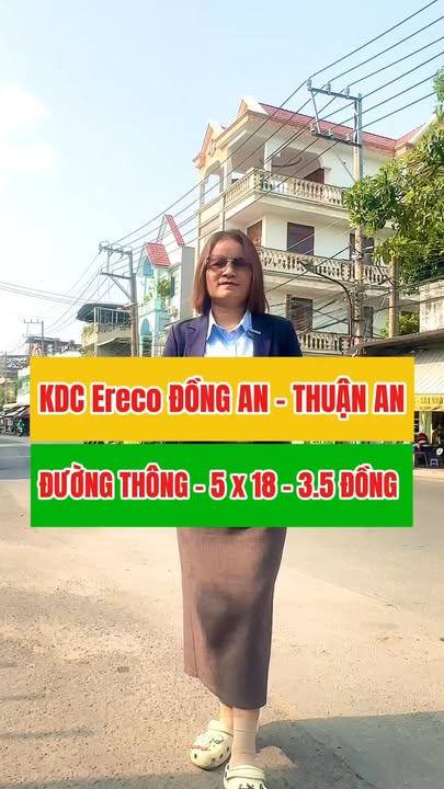Đất nền KDC Ereco Đồng An, Thuận An - 90m² tiềm năng tăng giá!