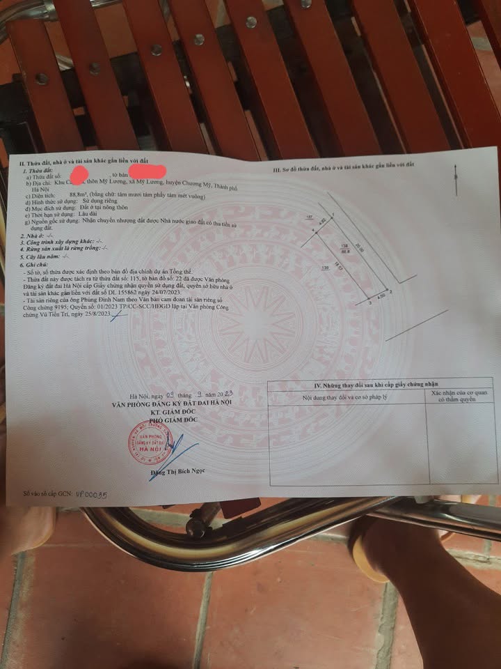 Đất nền Mỹ Lương 89m² Hơn 2 tỷ - Tiềm năng tăng giá vượt trội!