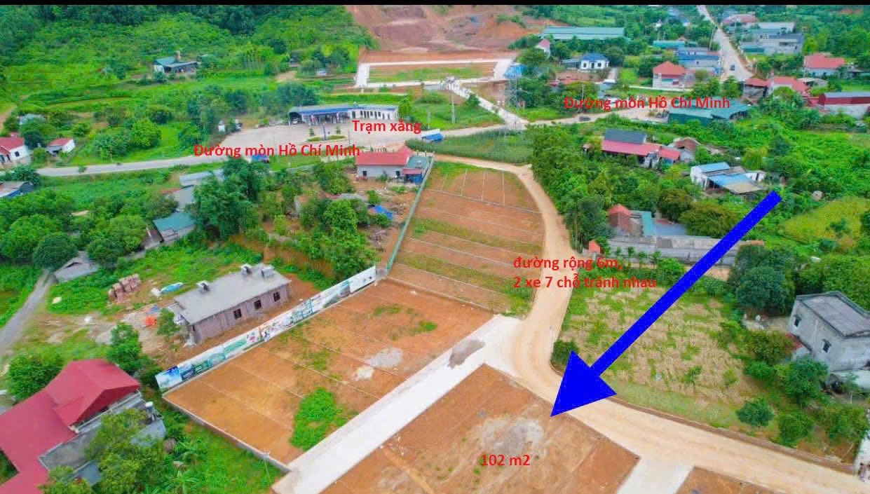 Đất nền 100m² mặt đường HCM, Tu Vũ, Thanh Thuỷ - Sổ đỏ chính chủ