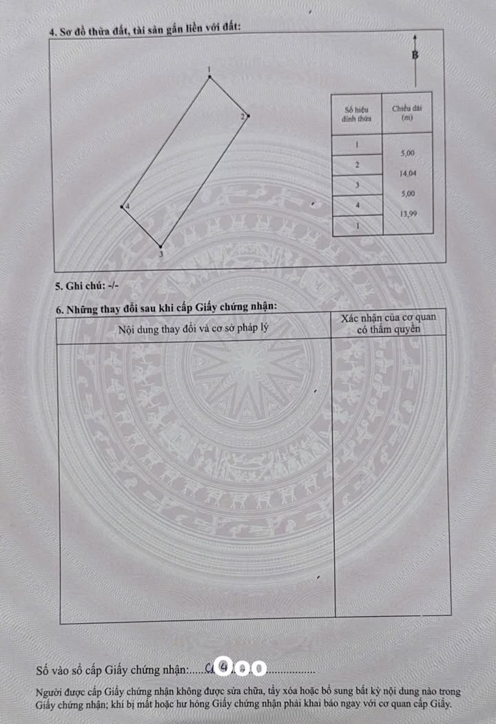 Đất thổ cư Xuân Ổ A, Bắc Ninh 70.3m² - Sổ đỏ chính chủ, ô tô vào đất
