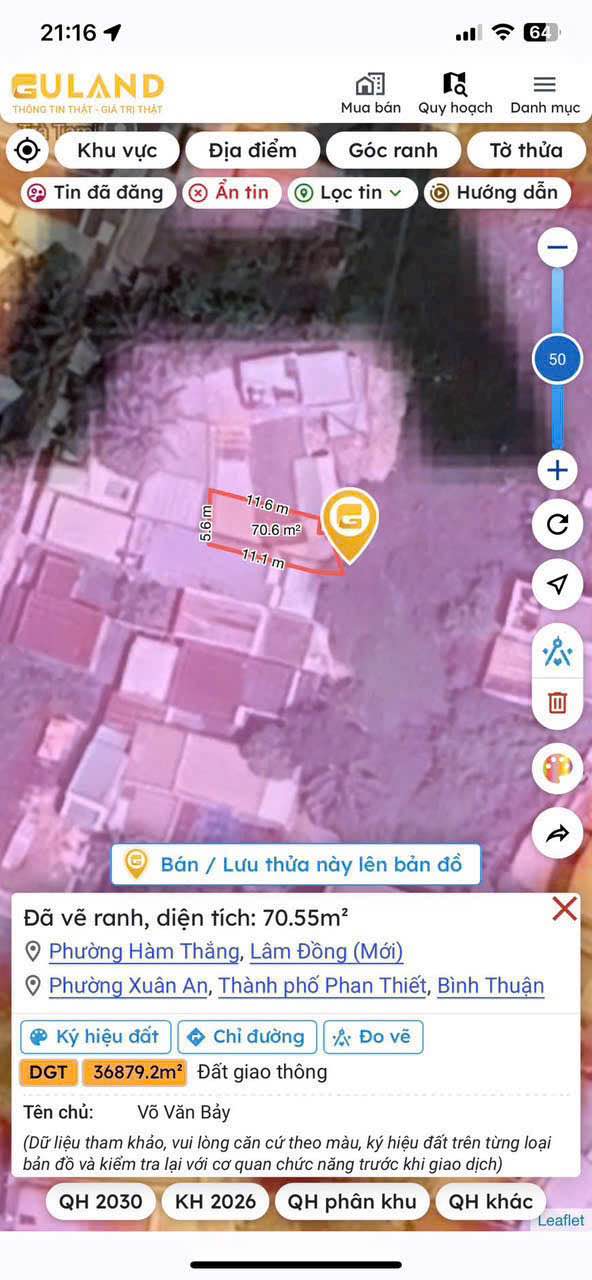 Đất nền Quận 12 - 70m² - 1 Tỷ - Vị trí trung tâm, sẵn sàng xây nhà