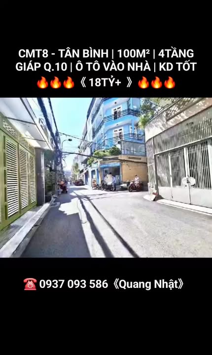 Nhà Cách Mạng Tháng 8 Tân Bình 100m² - Hẻm Ô Tô Vào Tận Nhà!