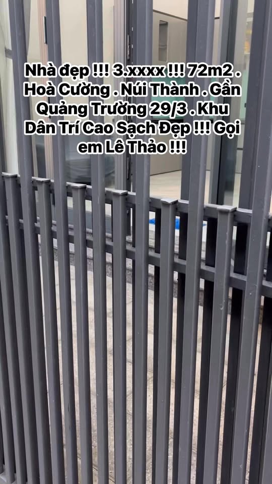 Bán nhà Núi Thành Hòa Cường Bắc 72m² - Vị trí đẹp, ở ngay!