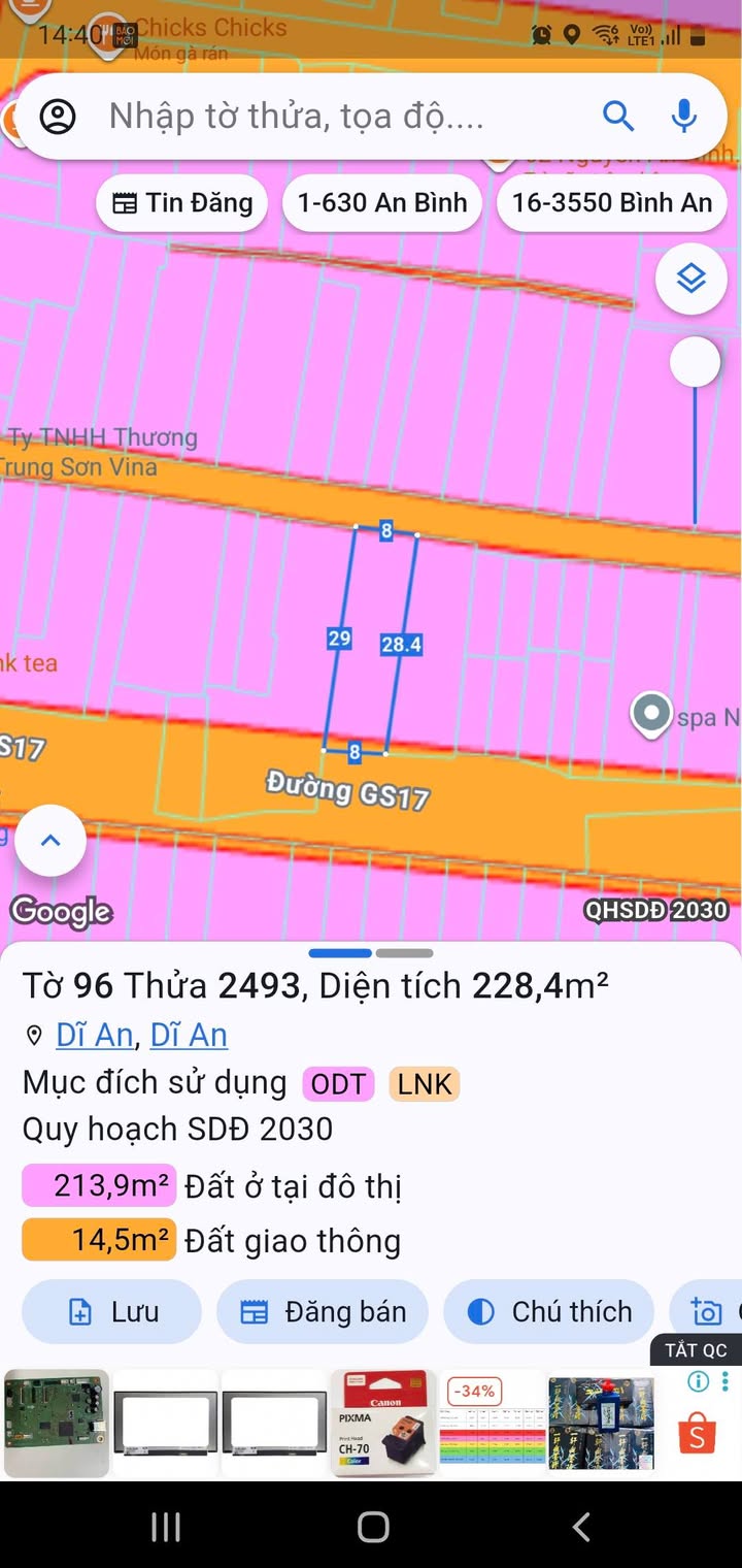 Nhà riêng Dĩ An 228m² - Chính chủ bán, vị trí vàng kinh doanh!