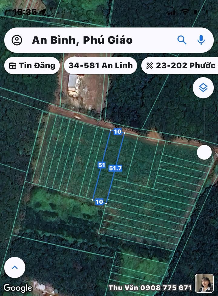 Đất nền An Bình, Phú Giáo 1010m² giá 900 triệu - Đất thổ cư 100%