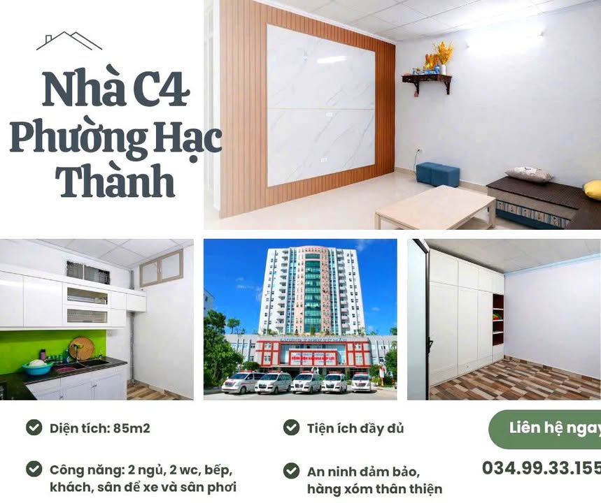 Nhà Cấp 4 Đường Thành Thái, TP Thanh Hóa - 85m² Giá Tốt