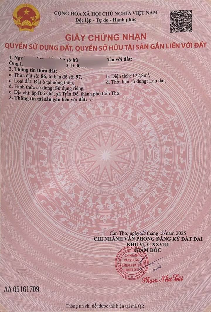 Nhà riêng Ấp Hội Trung 166m² 1 tỷ - Chính chủ bán gấp