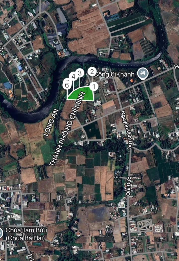 Bán Đất Quy Đức Bình Chánh 10.000m² Mặt Sông, Đường Oto - 16 Tỷ