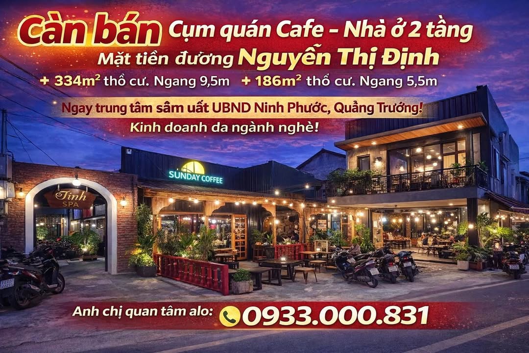 Bán nhà mặt tiền Nguyễn Thị Định Ninh Phước 520m² - Vị trí đắc địa