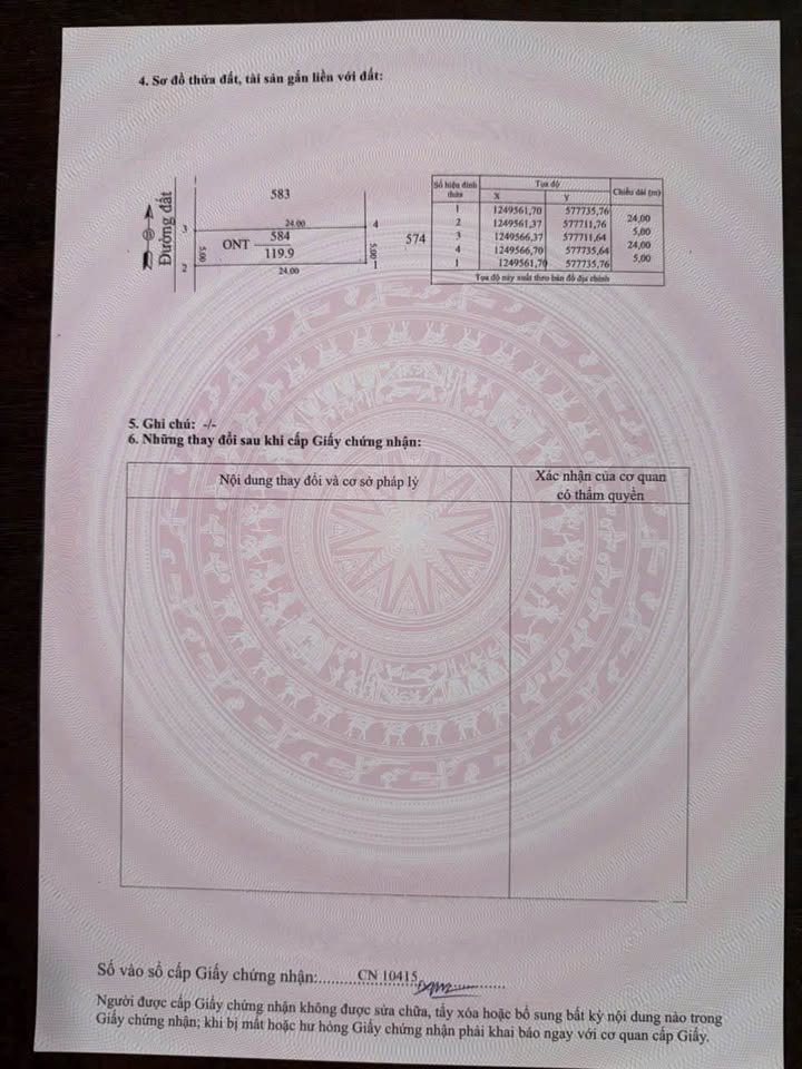 Đất nền Chà Là, Tây Ninh 120m² giá 279 triệu - Sổ đỏ chính chủ!