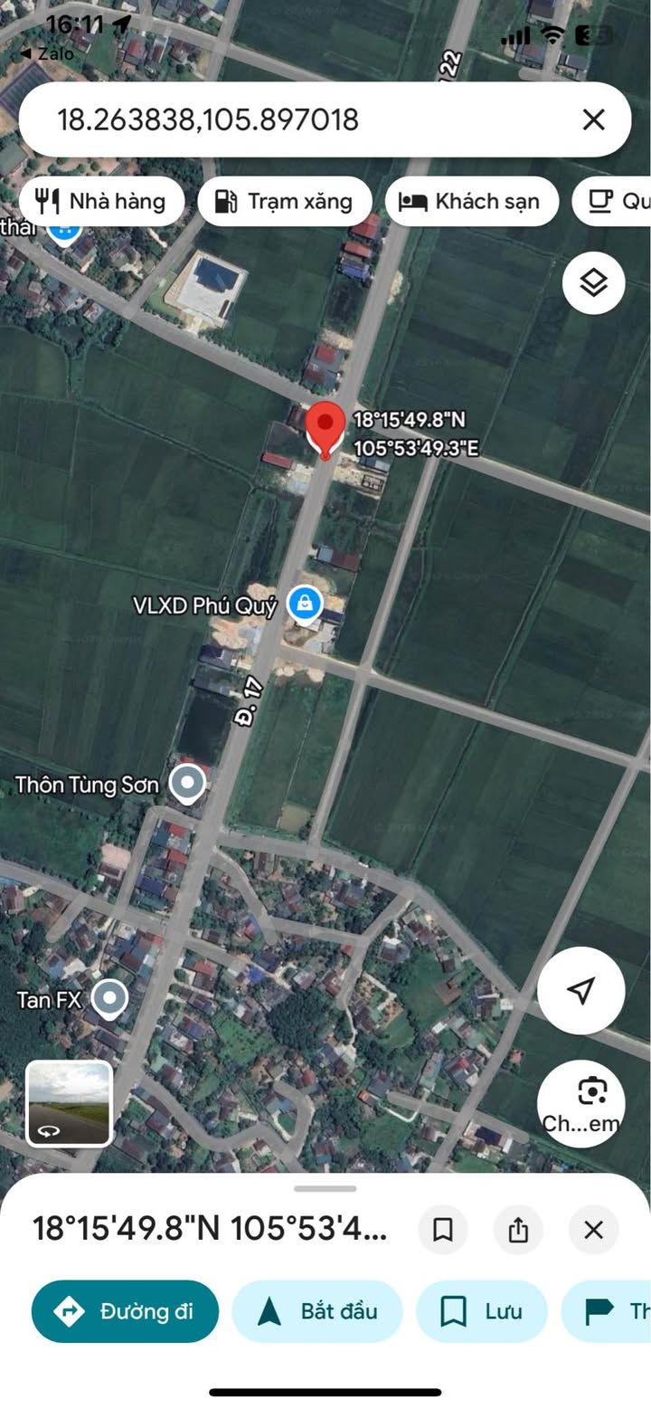 Đất Nền Thạch Đài TP Hà Tĩnh 221m² - Mặt Tiền 32m Sổ Đỏ Chính Chủ