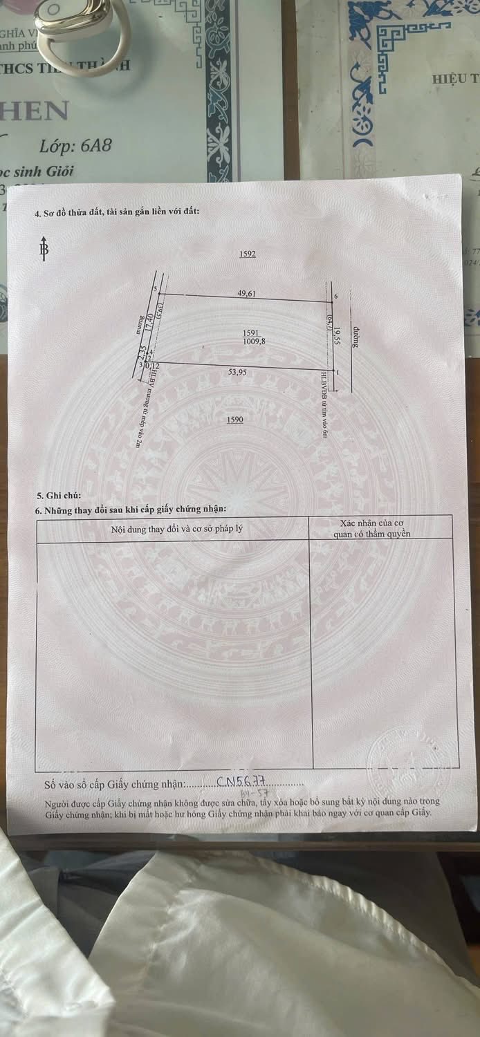 Đất nền Tân Thành Đồng Xoài 1019m² giá 350 triệu - Sổ đỏ chính chủ