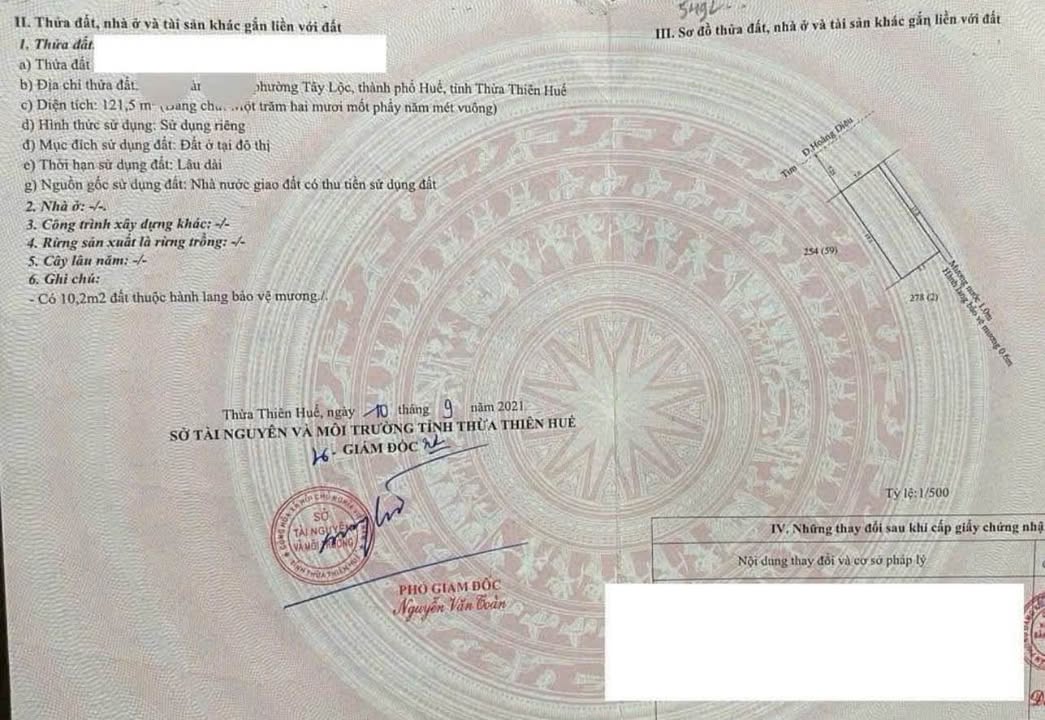 Nhà Mặt Tiền Hoàng Diệu, Huế 121.5m² - Kinh Doanh Đắc Lợi, Sẵn Sổ Hồng