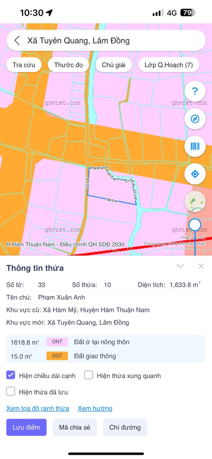 Đất vườn Hàm Tân Bình Thuận 3300m² giá 4 tỷ - Nghỉ dưỡng lý tưởng!