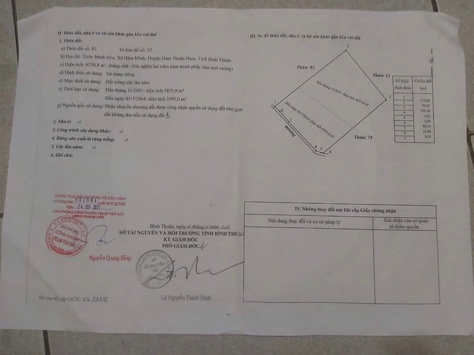 Đất Vườn Hàm Minh 16000m² - Sổ Đỏ Chính Chủ, Giá Đầu Tư Tốt!