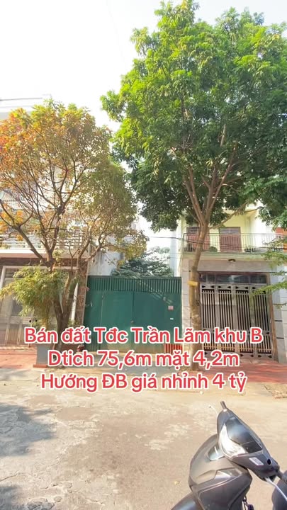 Đất nền Khu B Trần Lãm TP Thái Bình 75.6m² - Sổ đỏ chính chủ!
