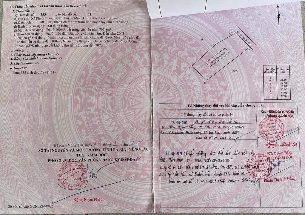 Đất nền TL 328 Xuyên Mộc 765m² - Tiềm năng tăng giá