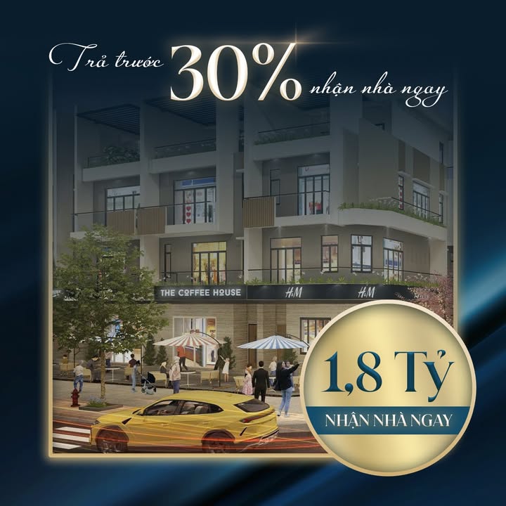 Townhouse Topaz Downtown Hue 150m2 1,8 ty - Chinh chu ban